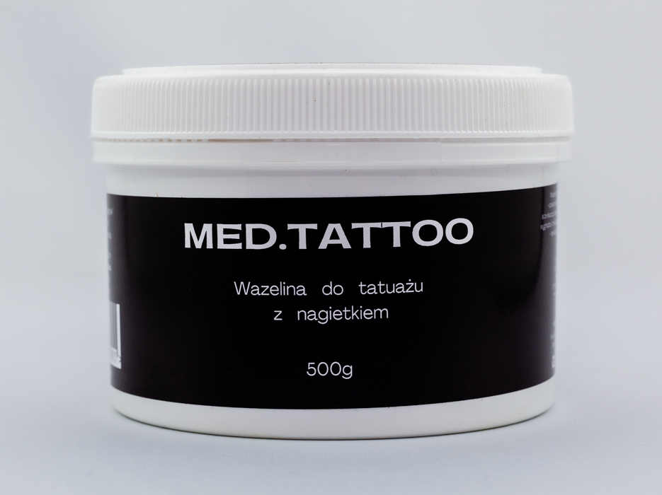 MED.TATTOO ПІД ЧАС ТАТУВАННЯ - Вазелін з календулою 500г